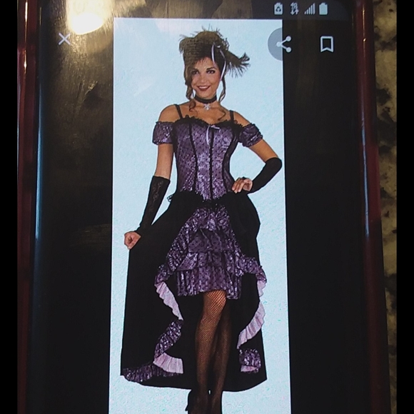 Rubie's Dresses & Skirts - M Costume Rubies Saloon Girl western Halloween cosplay